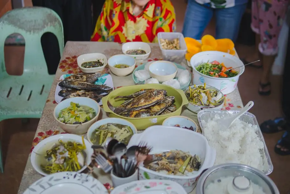Hidangan makanan khas Aceh tersaji di meja makan